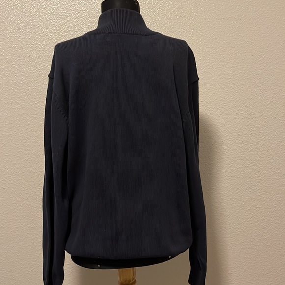 Oscar D La Renta knit sweater, men’s Sz XL, blue - Picture 4 of 6